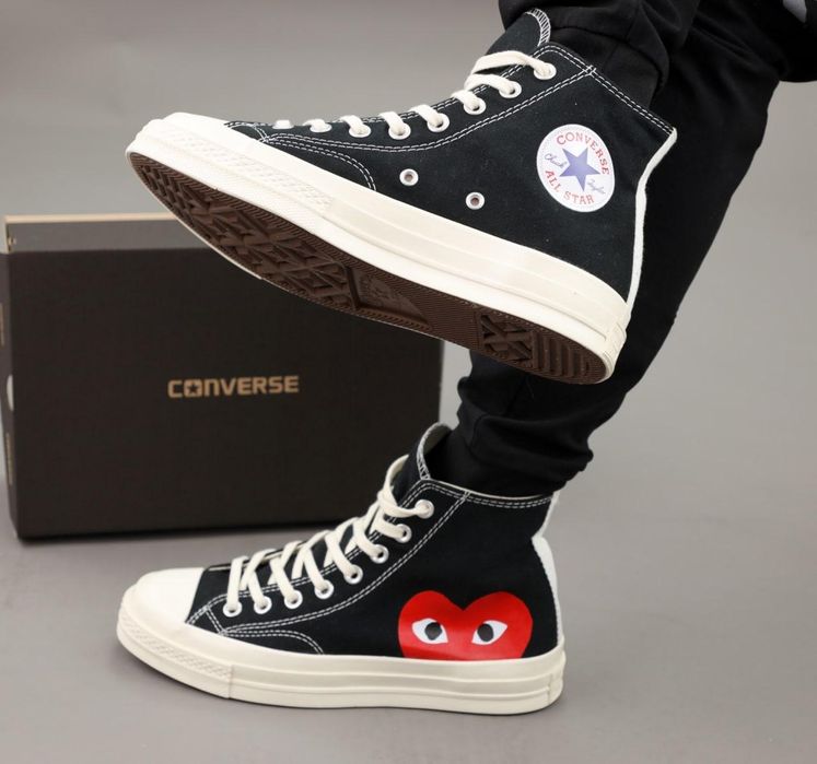 Кеди жіночі Converse x Comme des Garsons Play Chuck Конверс