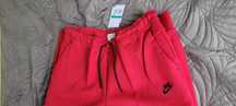 Nike XL dres Fleece Tech gym red czerwone joggery spodnie nowe z metką