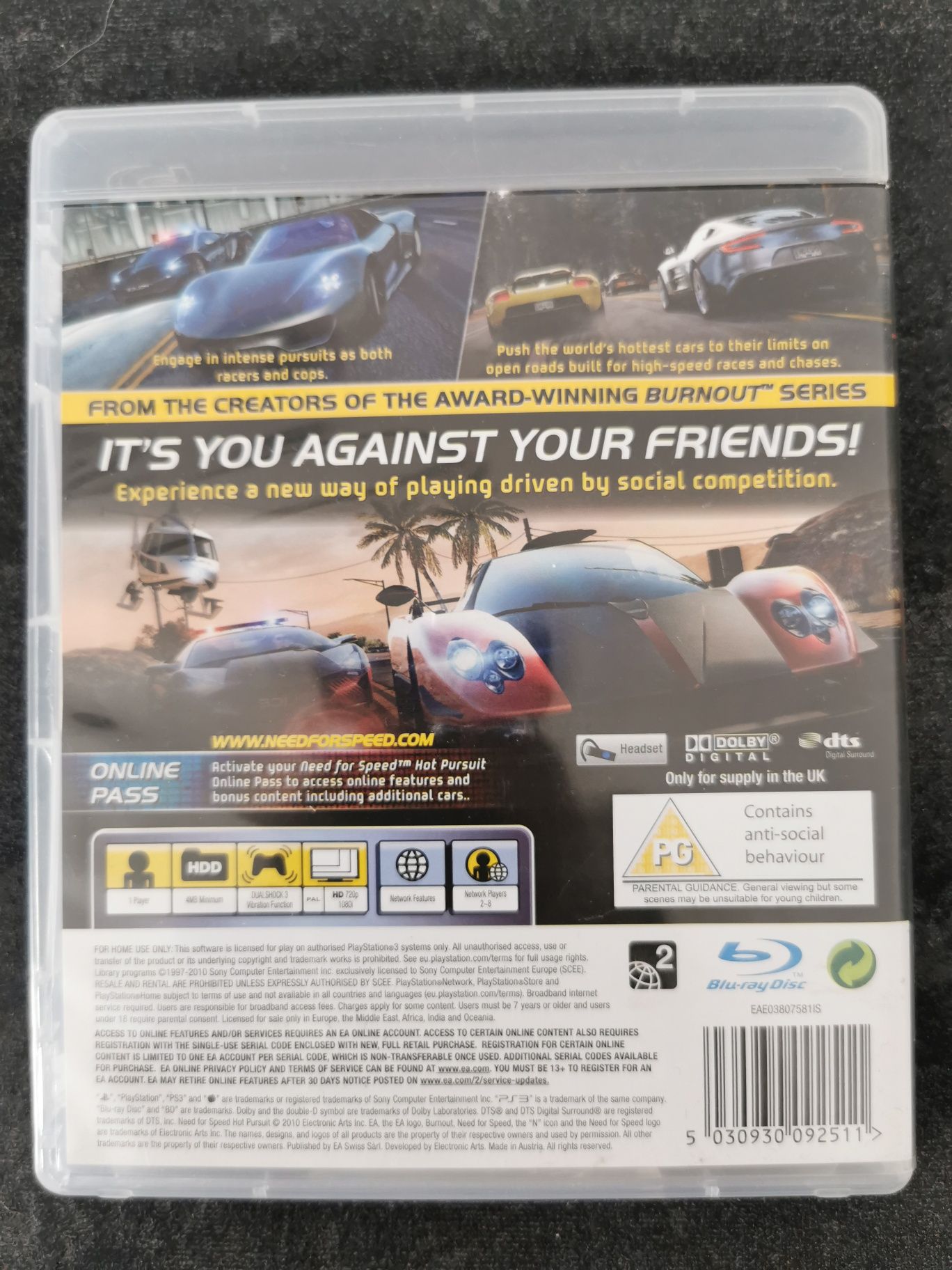 Need for Speed: Hot Pursuit ps3