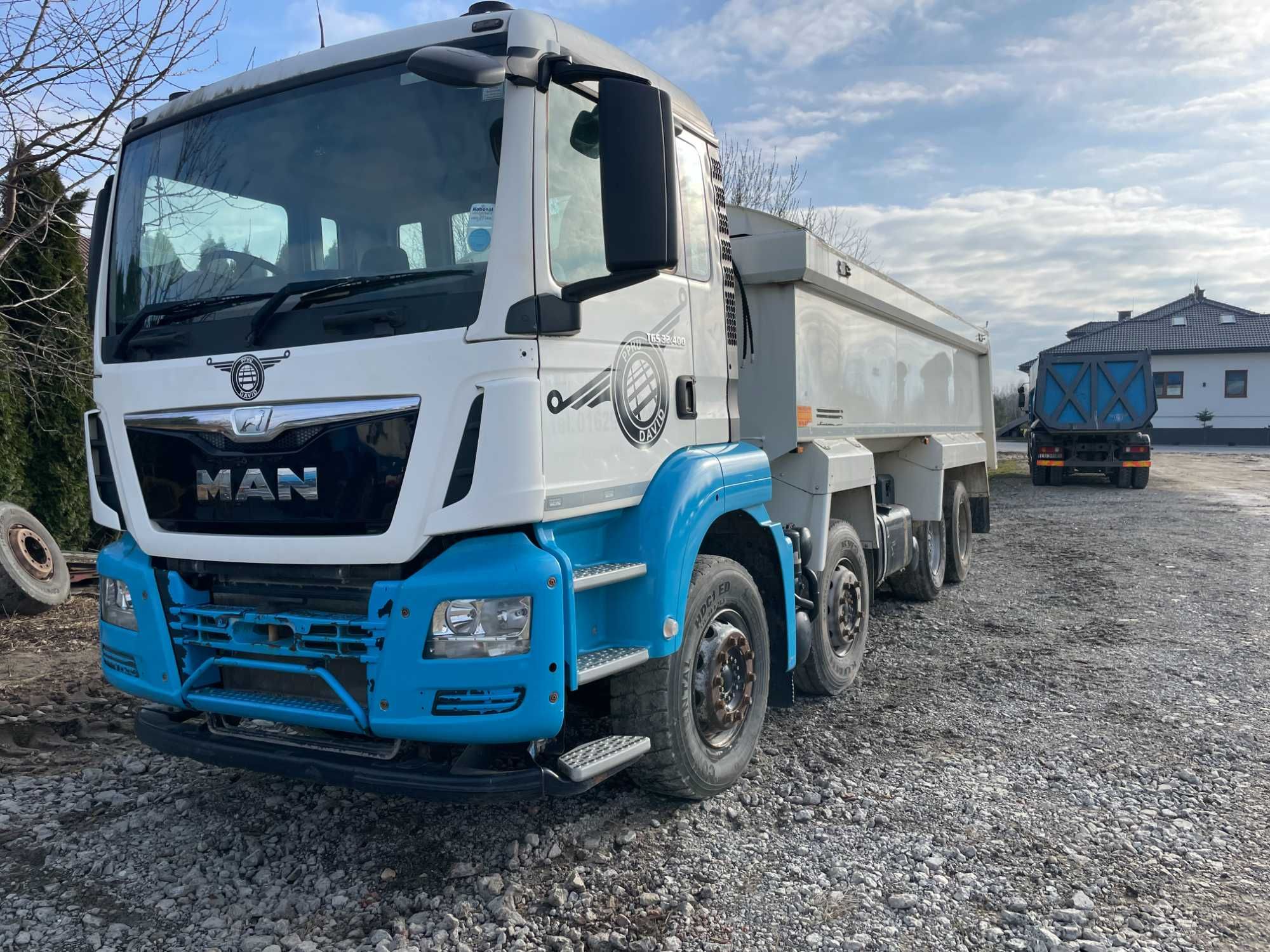 MAN TGS 32.400 wywrotka aluminiowa 8x4 2014 rok