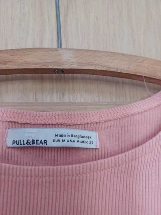 Różowy top Pull&Bear