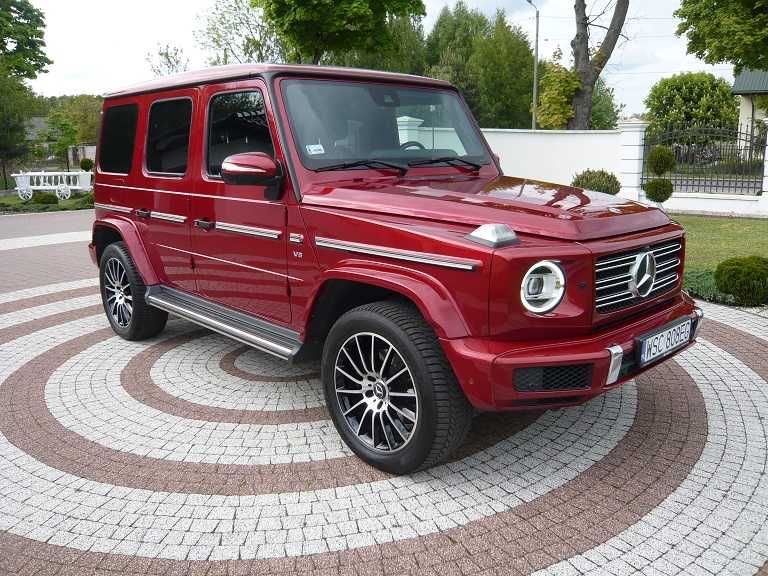 Zadbany G 500 V8 AMG I Właściciel Salon Polska Serwis ASO kolor bordo