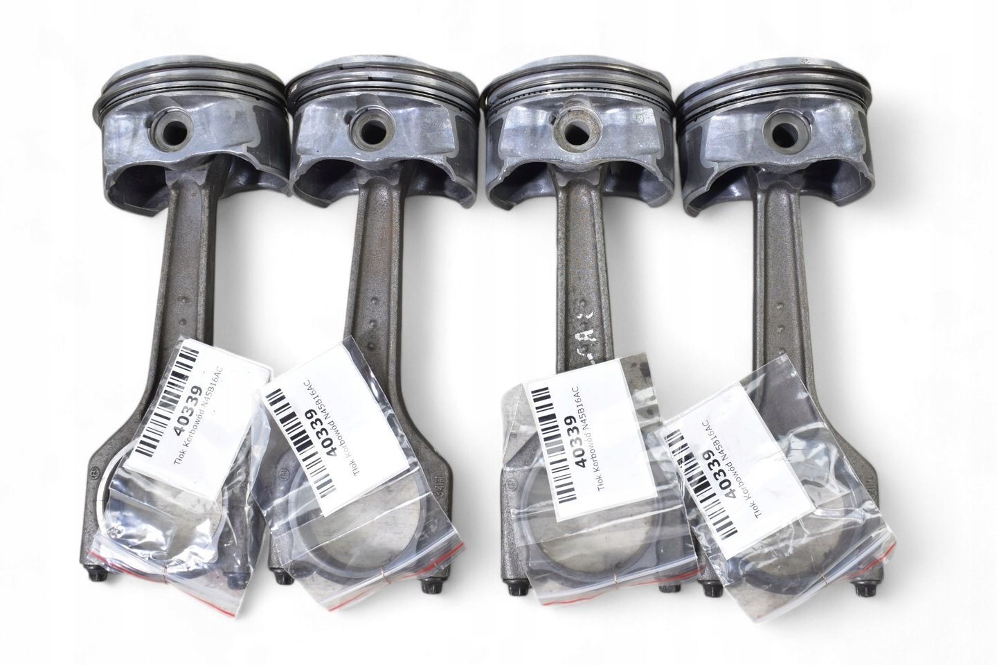 Tłok Korbowód 084167 BMW E90 E87 1.6i N45B16AC PODANE WYMIARY