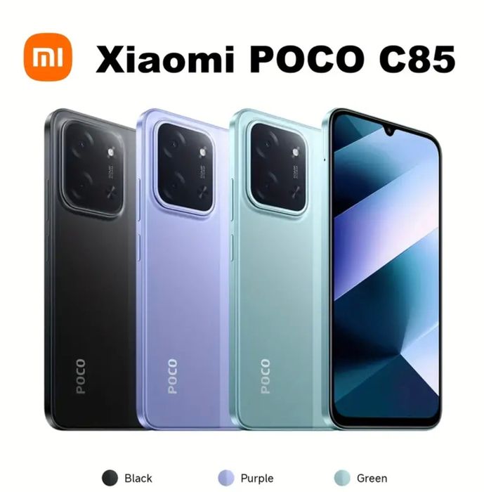 Телефон poco c85 black 8/256 запакований