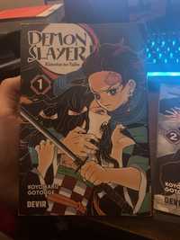 Os 3 primeiros mangas de Demon Slayer