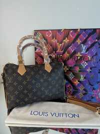 Torebka damska kuferek Louis Vuitton Speedy monogram LV Premium