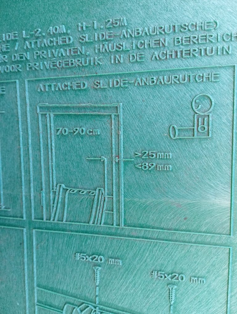 Ślizg zjeżdżalnia 120 cm