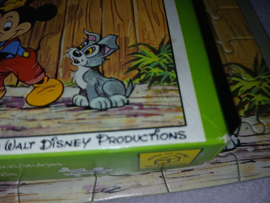 Vintage Puzzle Walt Disney firmy Waddingtons 100 sztuk
