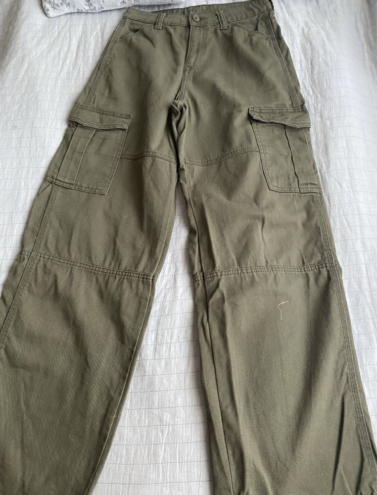 Spodnie cargo xs /s . H&M
