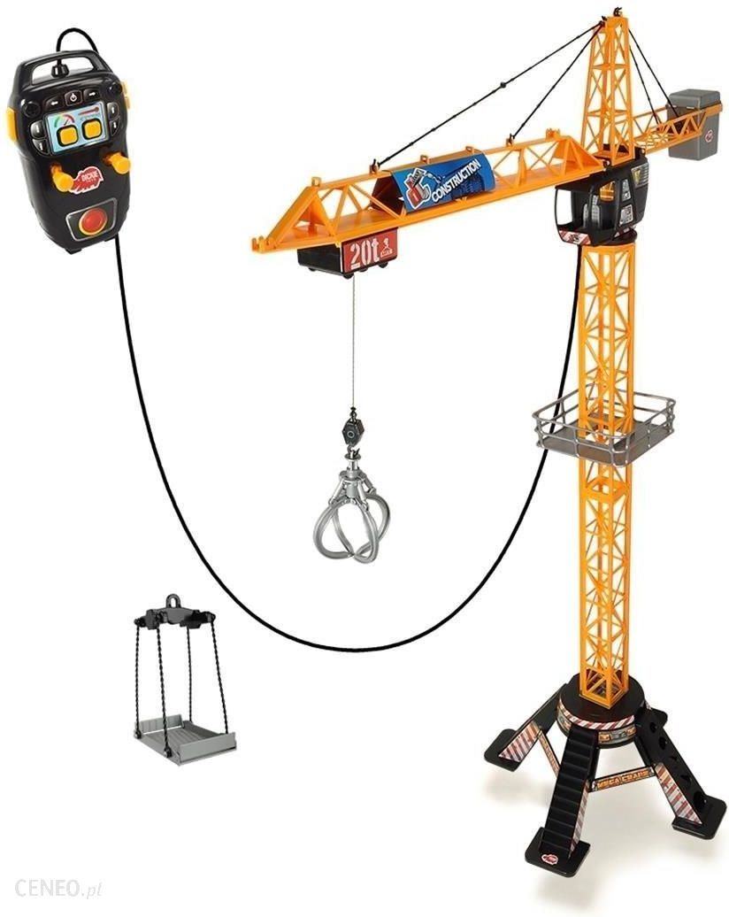 Dickie toys mega Crane Dźwig zdalnie sterowany dla żuraw 120 cm