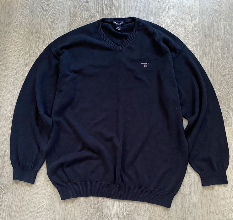 Gant meski swetr z dzianiny,rozmiar 3 XL