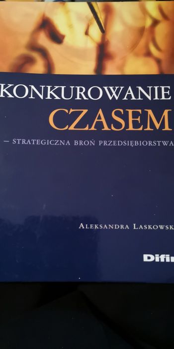 Ksiazka Konkurowanie czasem SGH Laskowska