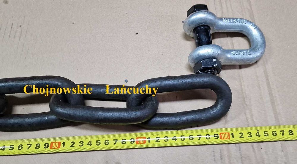 HARTOWANY Łańcuch Zawieszenia Pługa Leśnego 18x90KL5 11 ogniw + Szekla