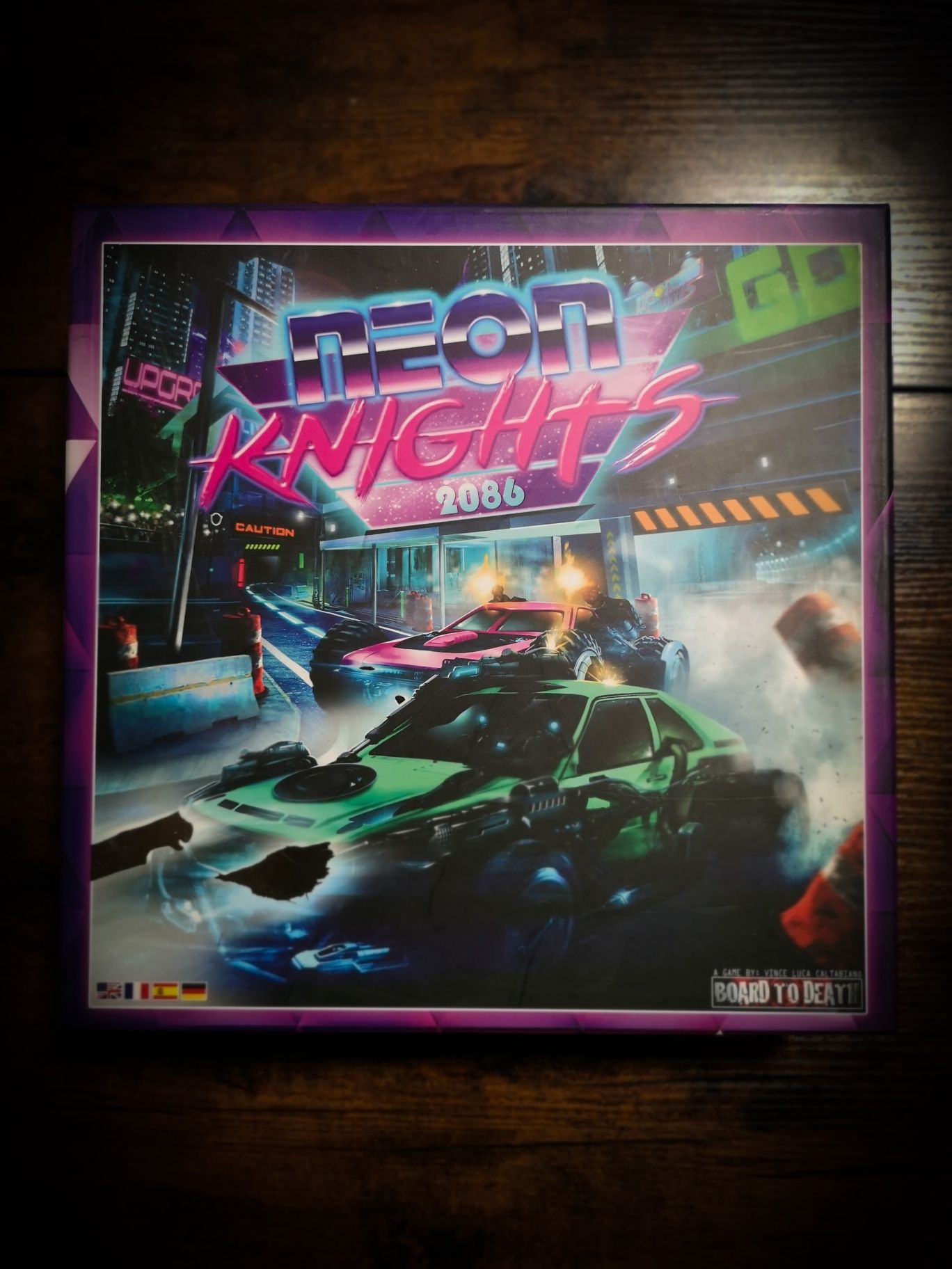 Neon Knights 2086 gra planszowa