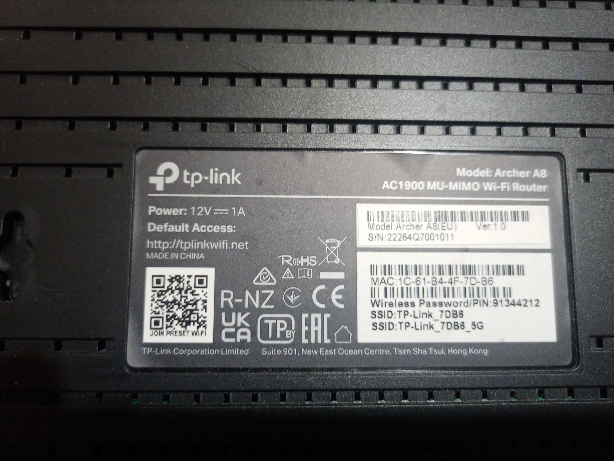 Bezprzewodowy router TP-Link AC1900