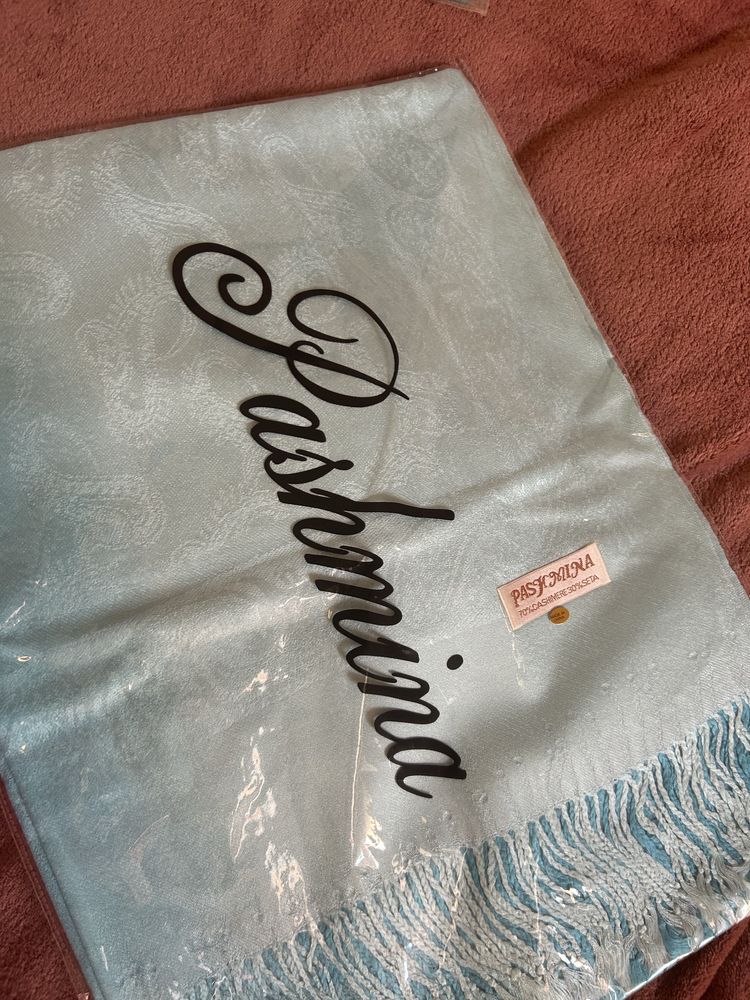 Apaszka pashmina 70% kaszmir 30% jedwab