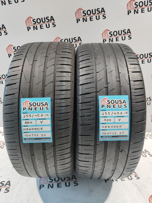 2 pneus semi novos 255-45R19 Hankook - Oferta dos Portes