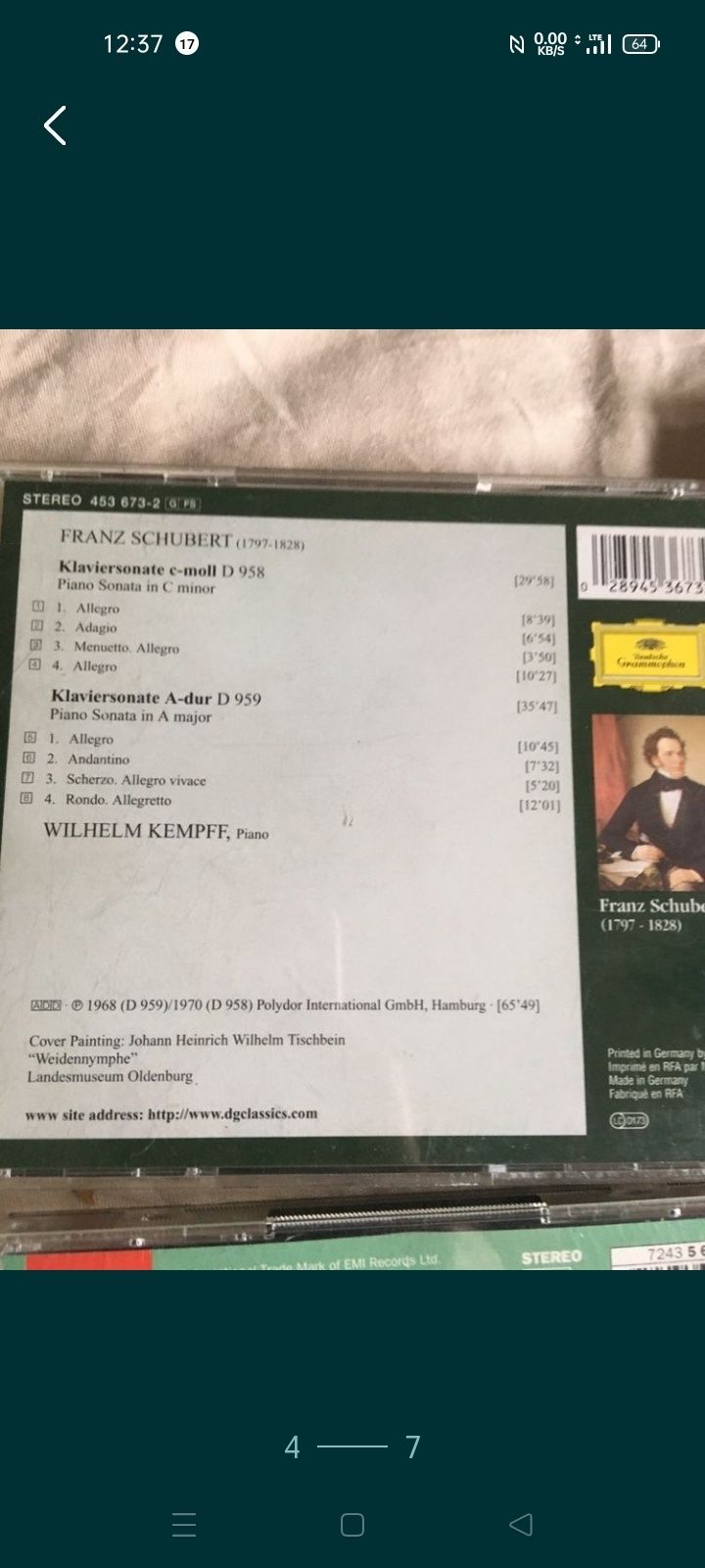 Schubert Mocart. Chopin zestaw CD muzyka klasyczna