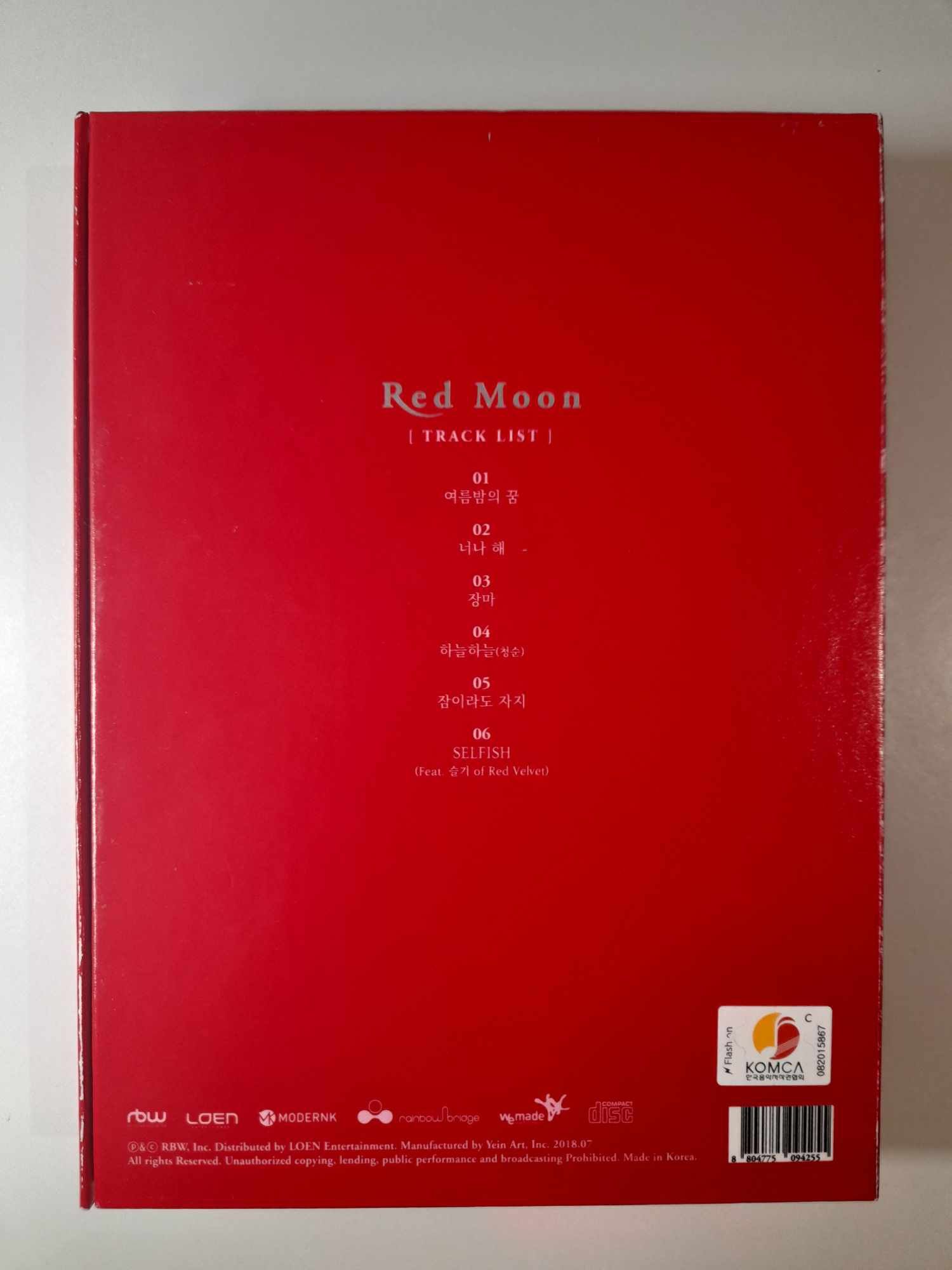 Album Mamamoo Red Moon