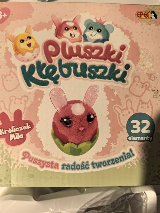 Pluszki kłebuszki króliczek do samodzielnego wykonania