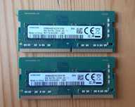 2× Pamięć RAM DDR4 Samsung SODIMM 8 GB do laptopów (zestaw 16gb)