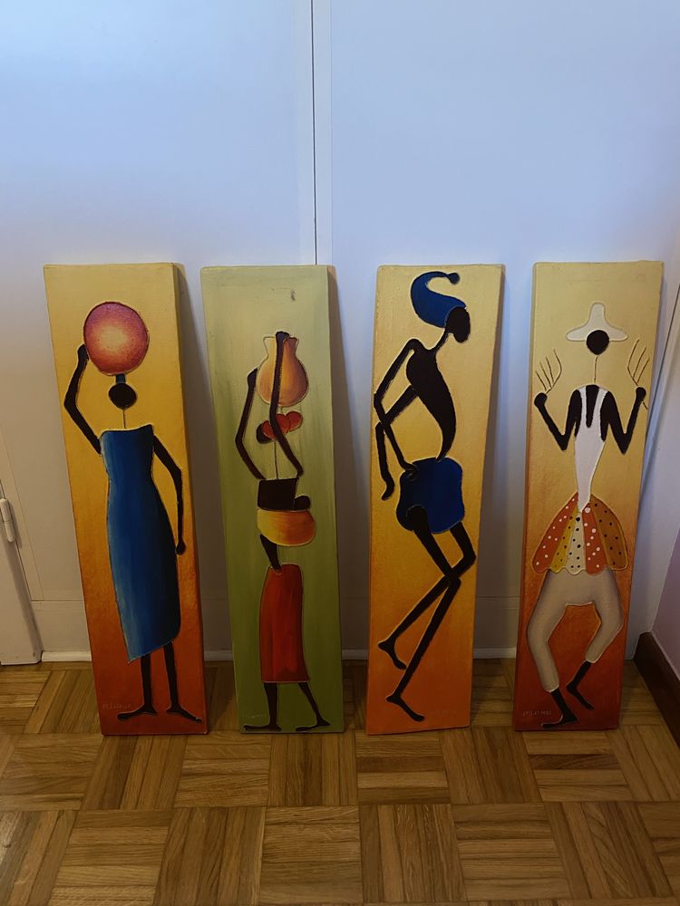 Para desocupar - Quadros Africanos Artesanais