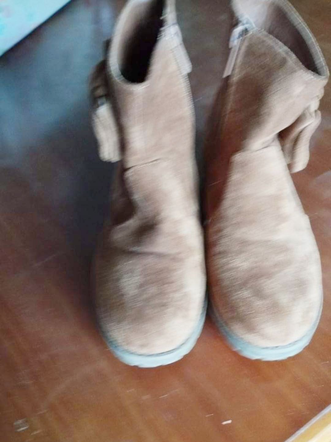 Botas camel escuro novas