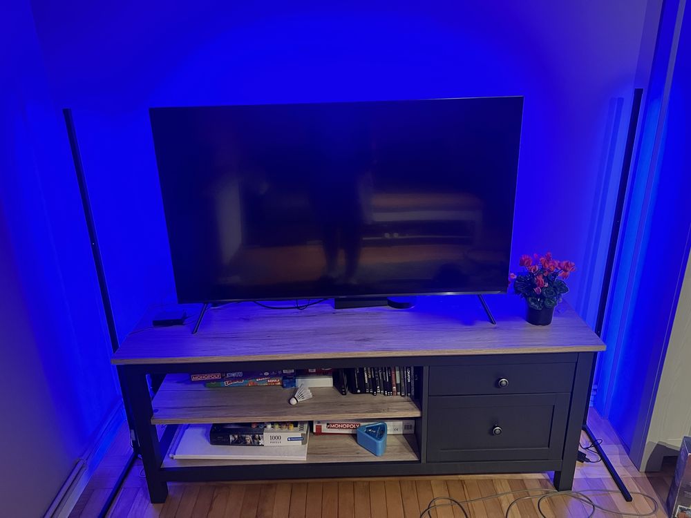 Telewizor samsung qled 4k 55” + zestaw ledow i swiatel !!