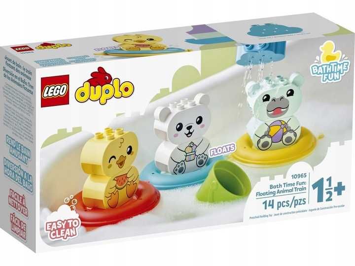 Lego Duplo 10965 + 3 zabawki wieża, kostka, sorter, piramidka