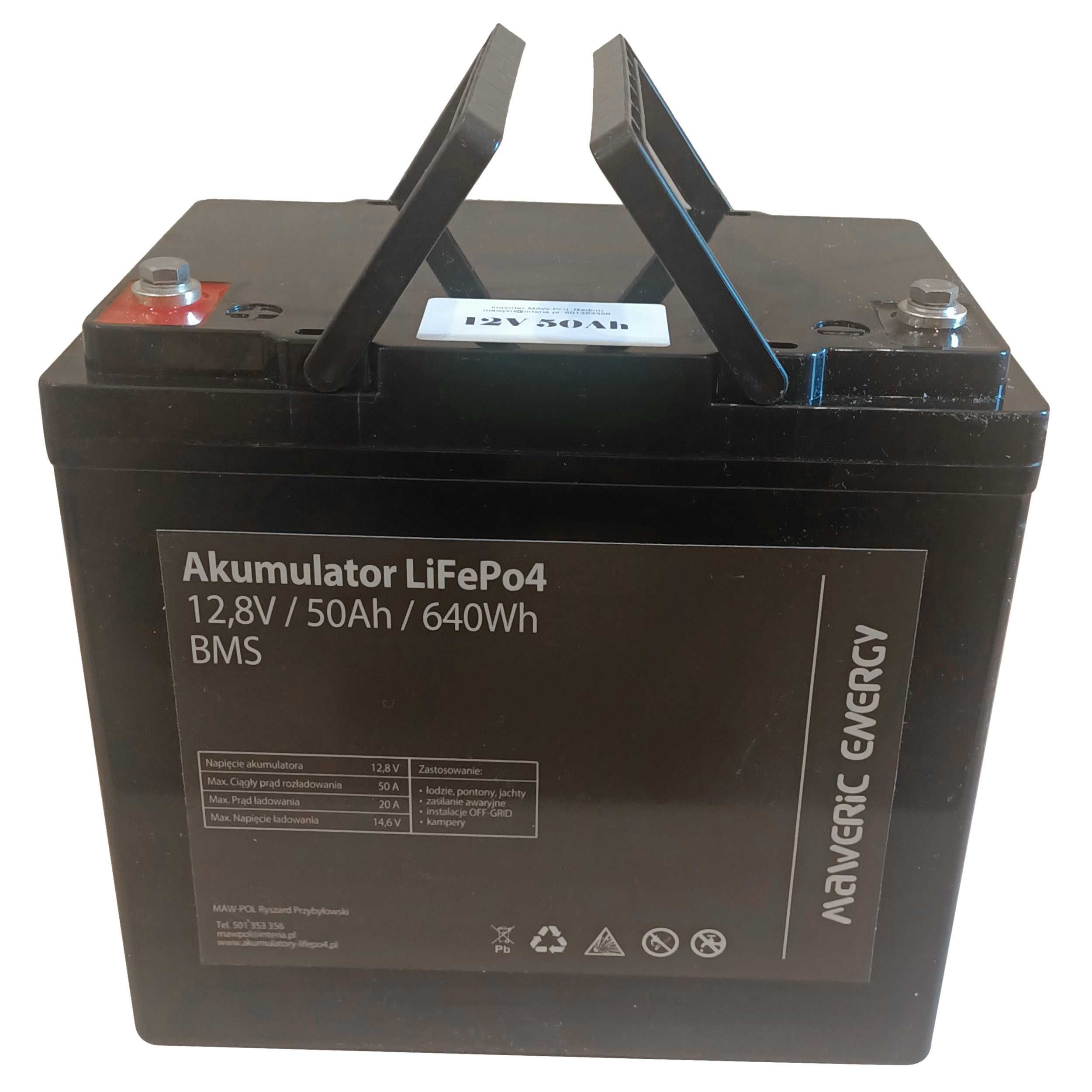 Akumulator LiFePO4 12V 50Ah