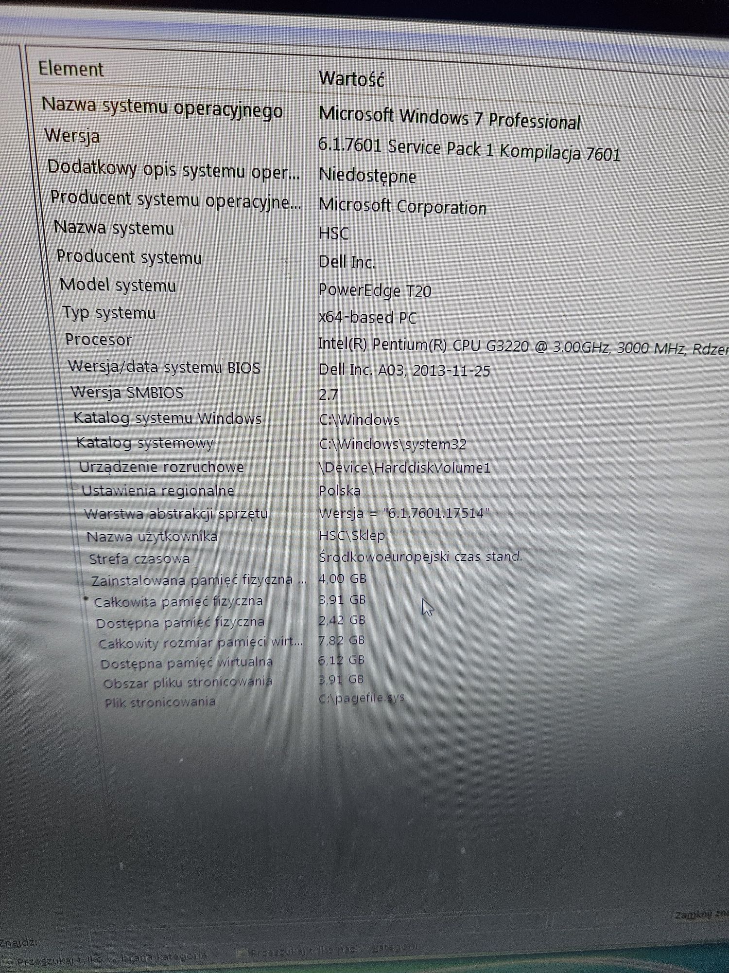 Zestaw komputerowy DELL