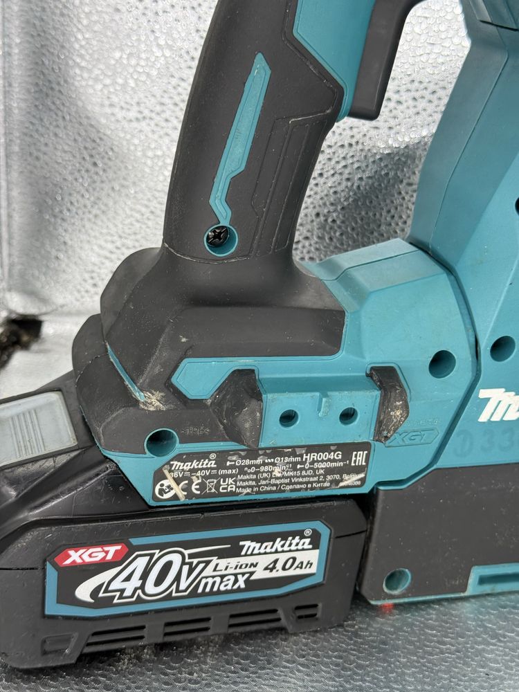 Перфоратор аккумуляторный Makita HR004G дрель отбойник 40v xgt