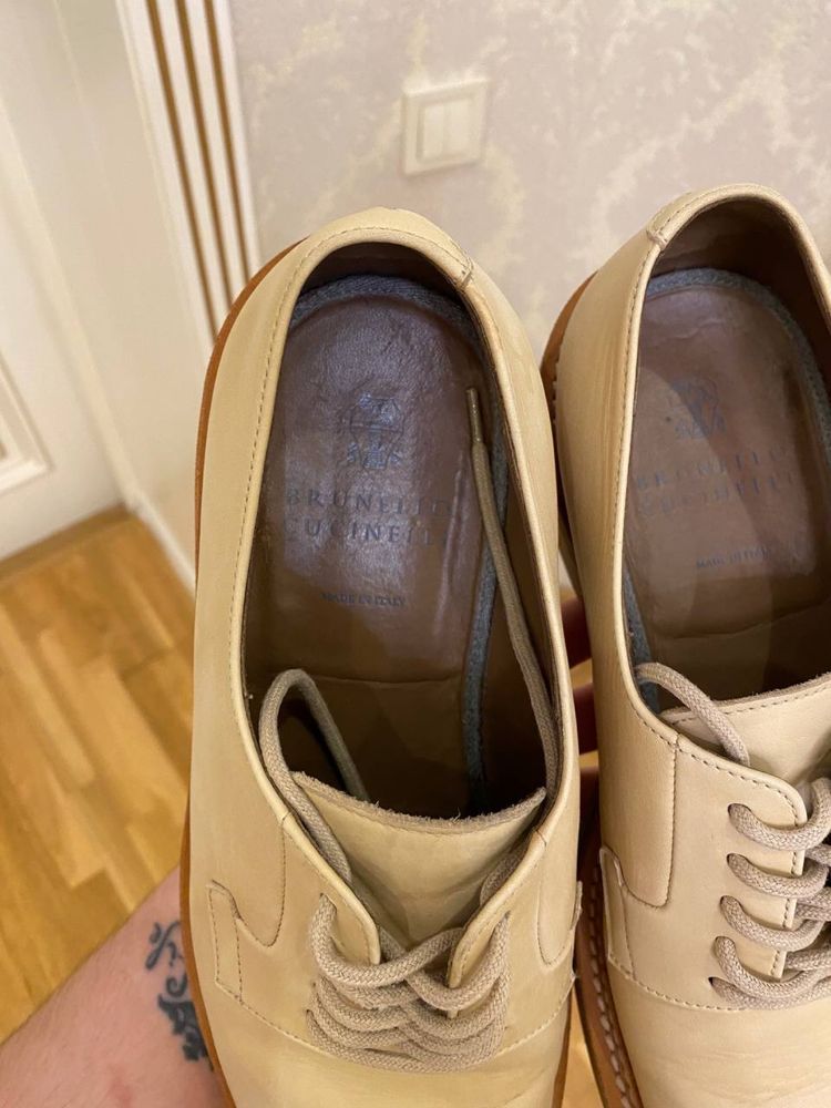 Brunello cucinelli туфлі чоловічі