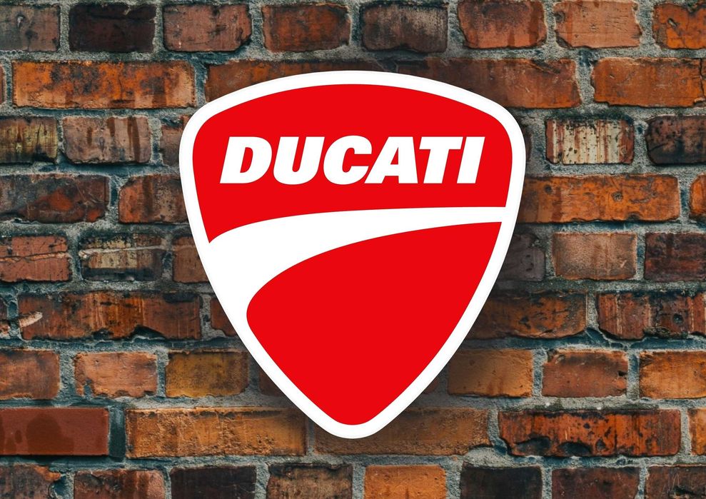 LED Neon DUCATI, Podświetlane Logo, Reklama 3D, Kaseton, Lampa