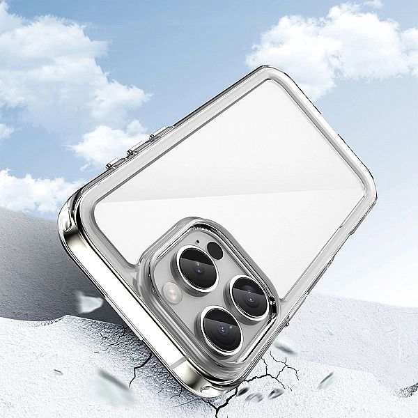 Etui Outer Space Case na iPhone 16e pokrowiec z elastyczną ramką - prz