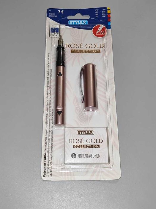 Pióro Stylex Rose Gold Nowe + 6 Nabojów [3]