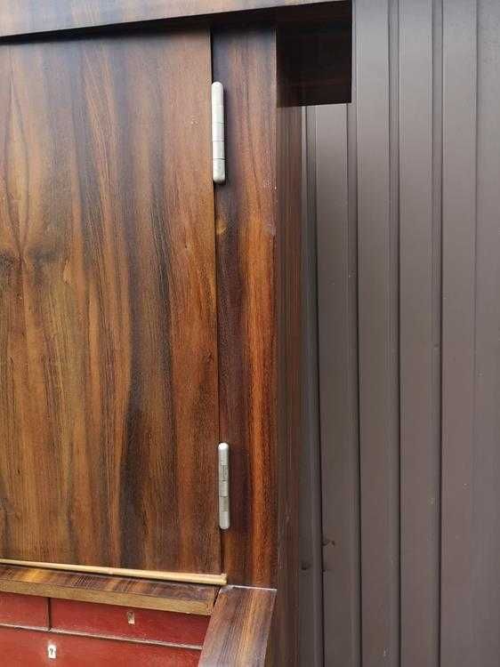 Sekretera Biurko ART-DECO Okazałe Sygnowane Palisander Stare Antyk.
