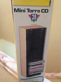 Mini torre/ para cds/ nova