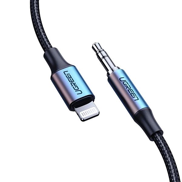 Ugreen kabel przewód audio AUX MFI Lightning - 3,5 mm mini jack 1 m sz