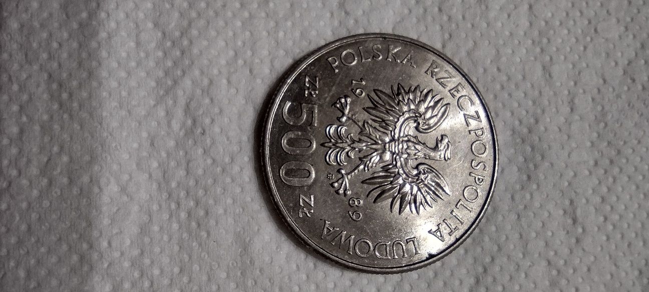 Moneta 500 zł Władysław II Jagiełło