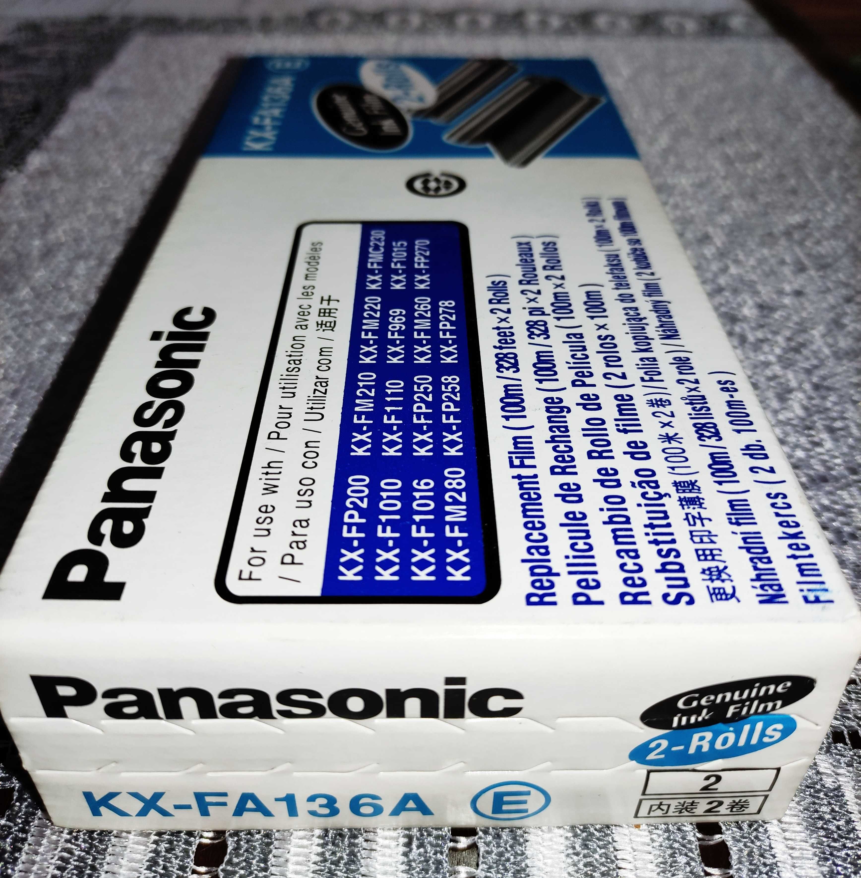 Folia kopiująca KX-FA136A do fax Panasonic ORYGINALNA opak/2 rolki