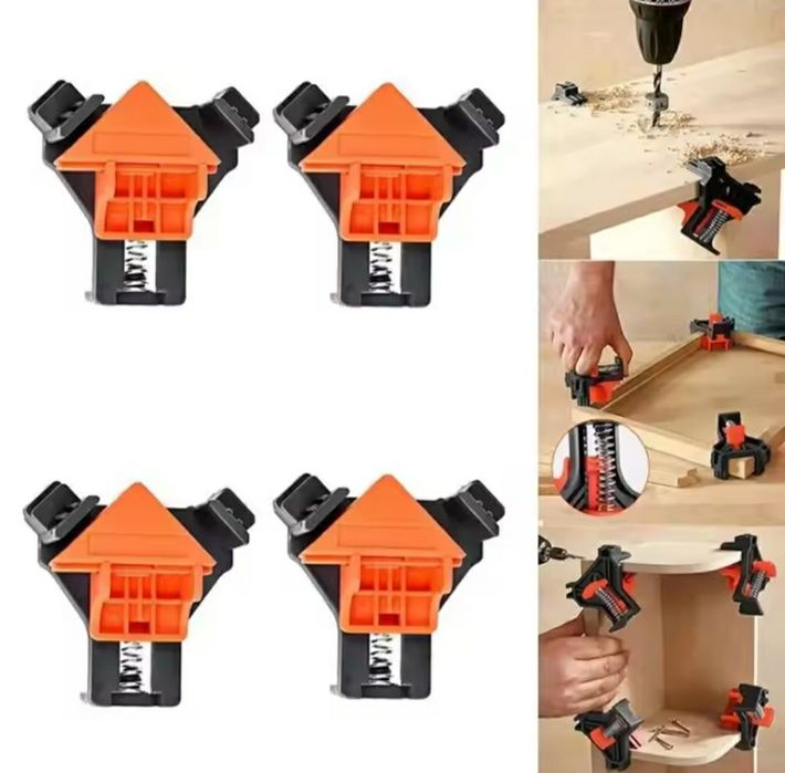 Угловой фиксатор держатель 90° рамки дсп дерева