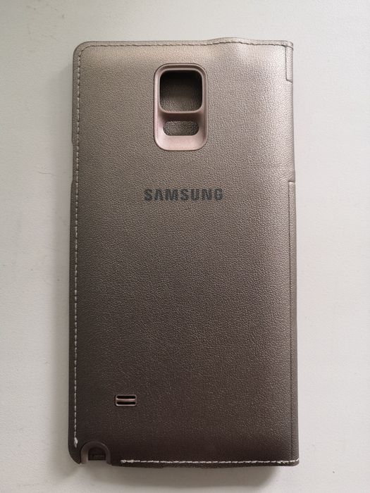 Чехол книжка Note 4 gold