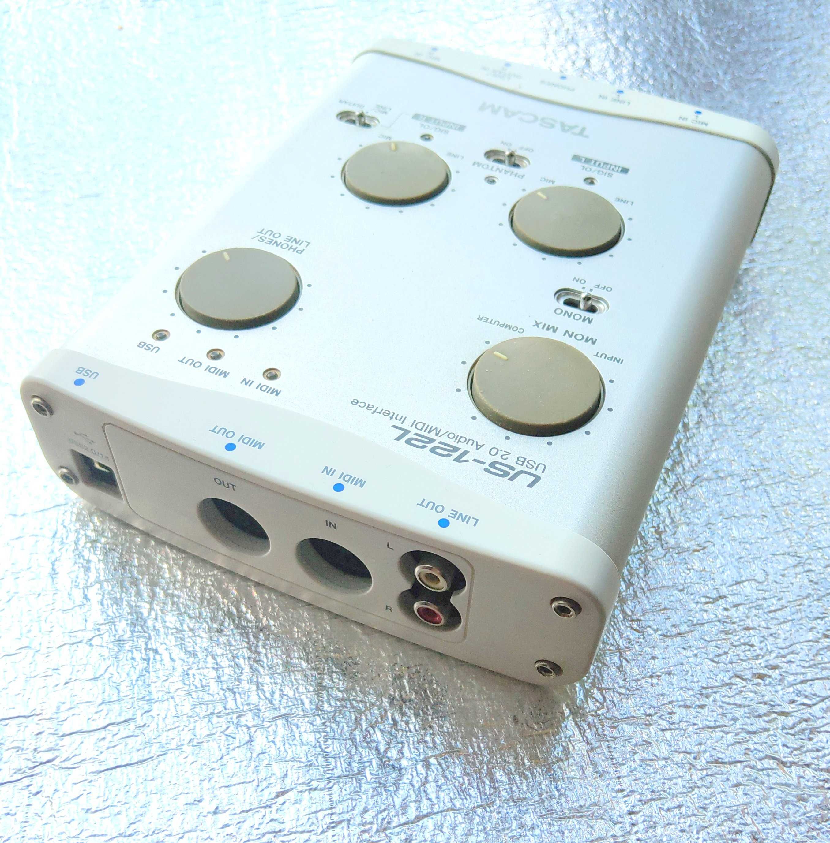 Interfejs audio/midi TASCAM US-122L