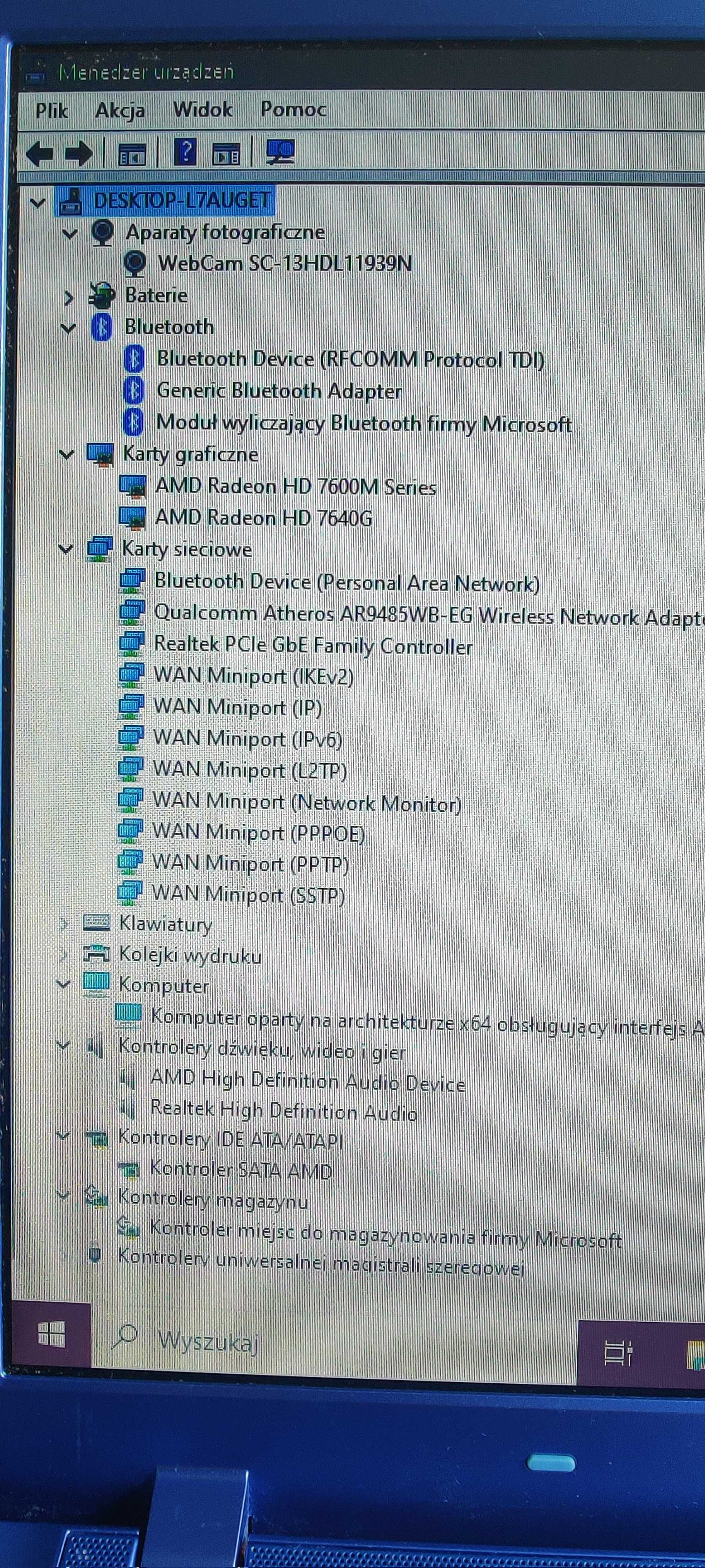 Samsung 355V -15,6 cala - AMD A8 4x2,80 GHz -6GB Ram -256GB SSD -Win10