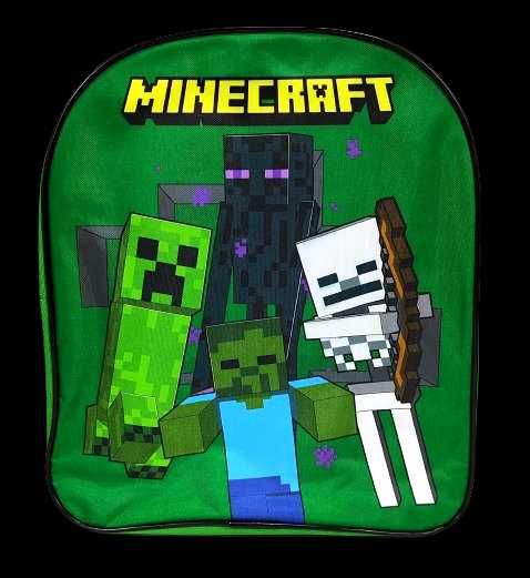 Plecak przedszkolny jednokomorowy Minecraft - zielony