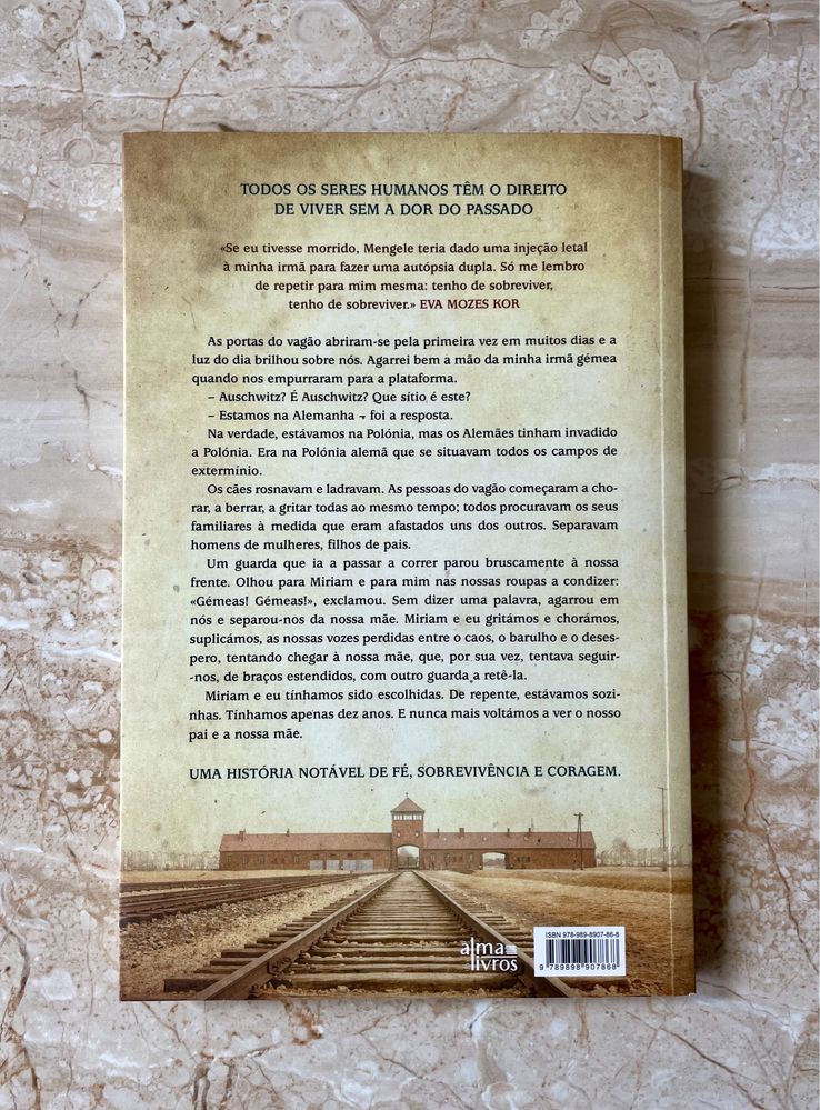 Livro: “As gémeas de Auschwitz - Uma história real inesquecível”