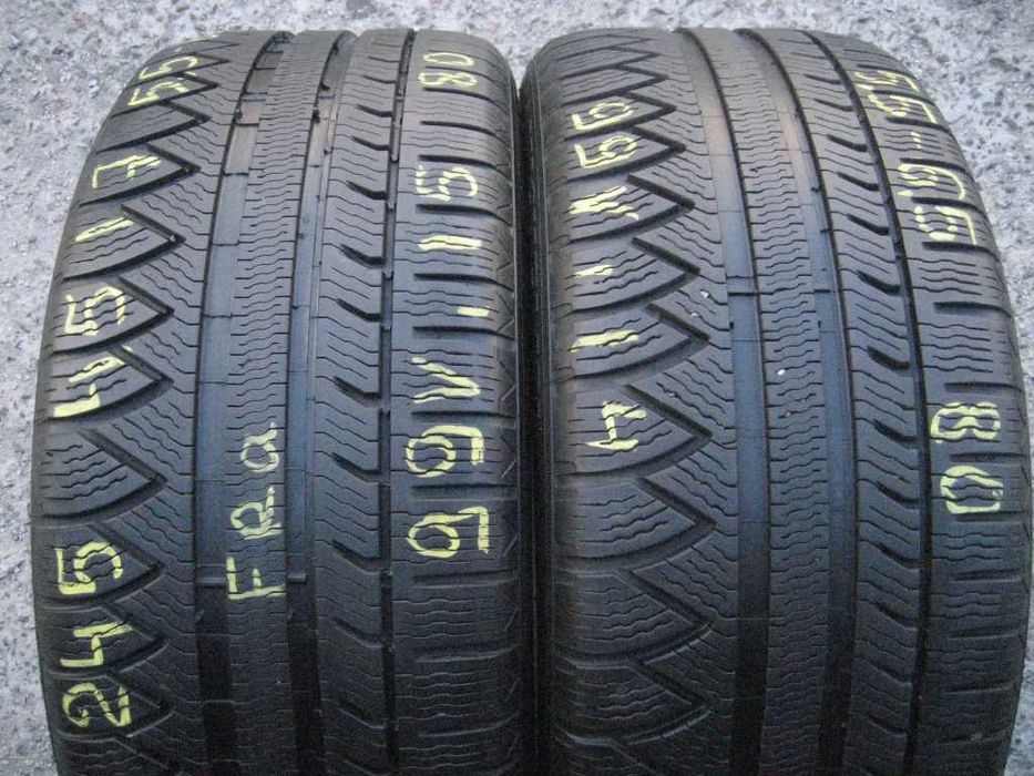 Michelin Pilot Alpin PA3 245/45R17 99V шини бу зима 2 штуки