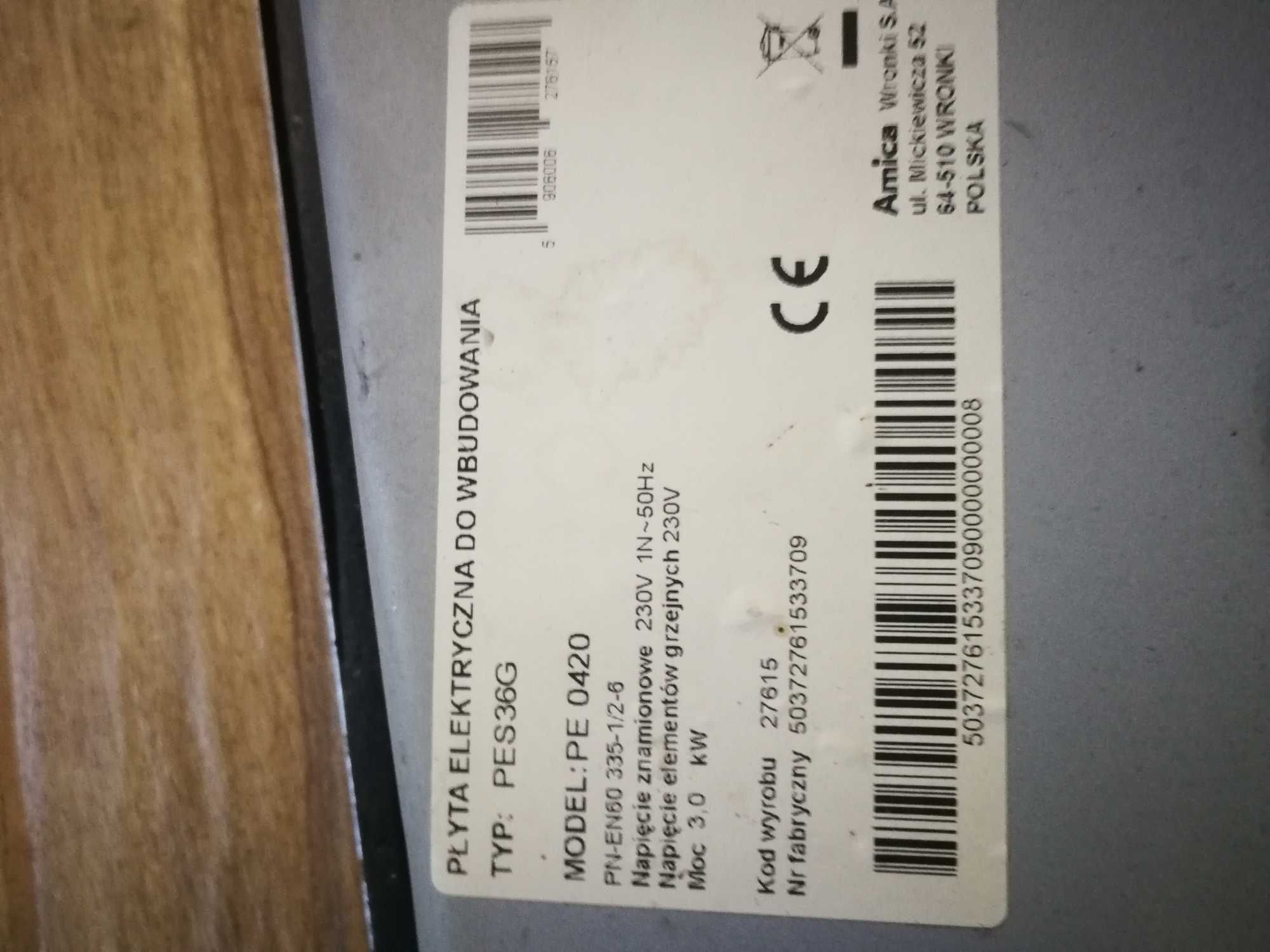 Płyta grzewcza elektryczna, kuchenka