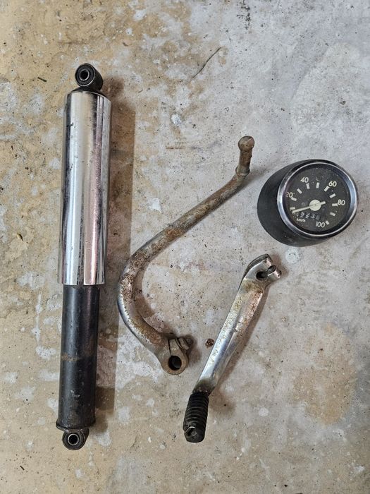 Części Simson S51 S53 S50 SR50 Kopniak dzwignia Licznik Amortyzator
